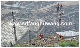 云南昭通天花板水电站被动防护网工程